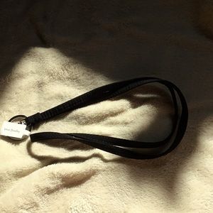 NWT Vera Bradley classic black lanyard